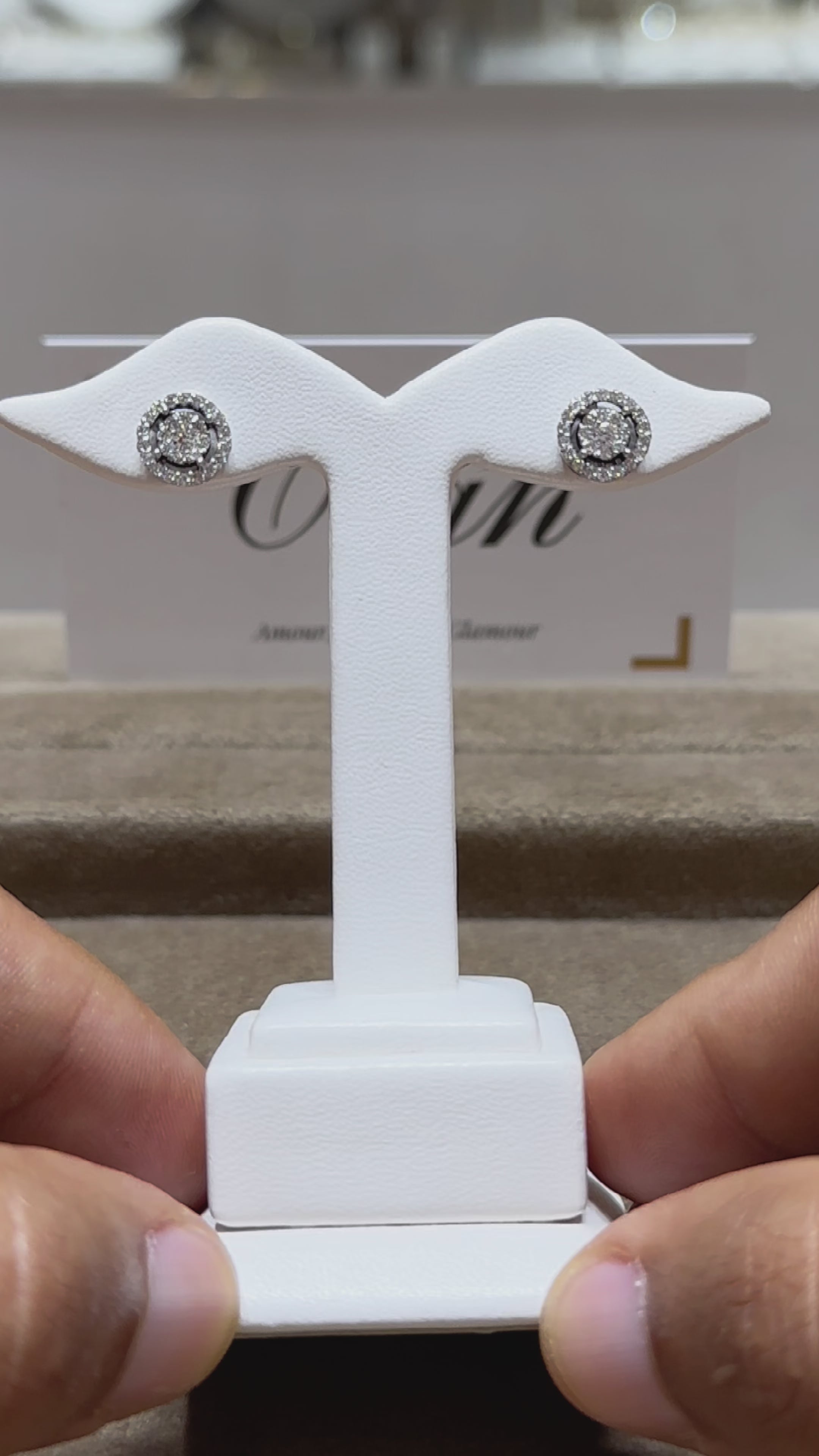 Boucles d'oreilles diamant - Giro