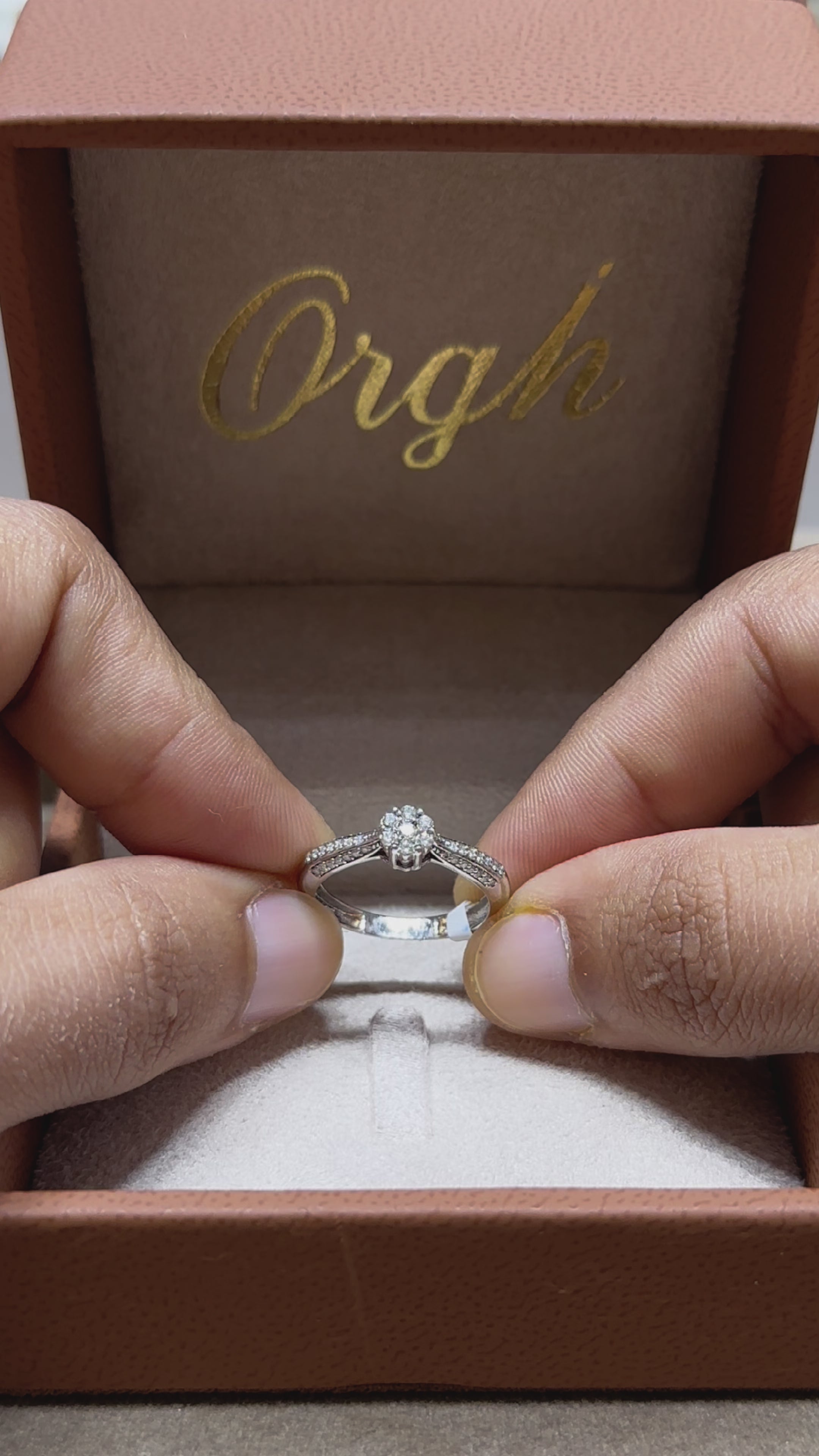 Bague diamant - Tripla Margherita
